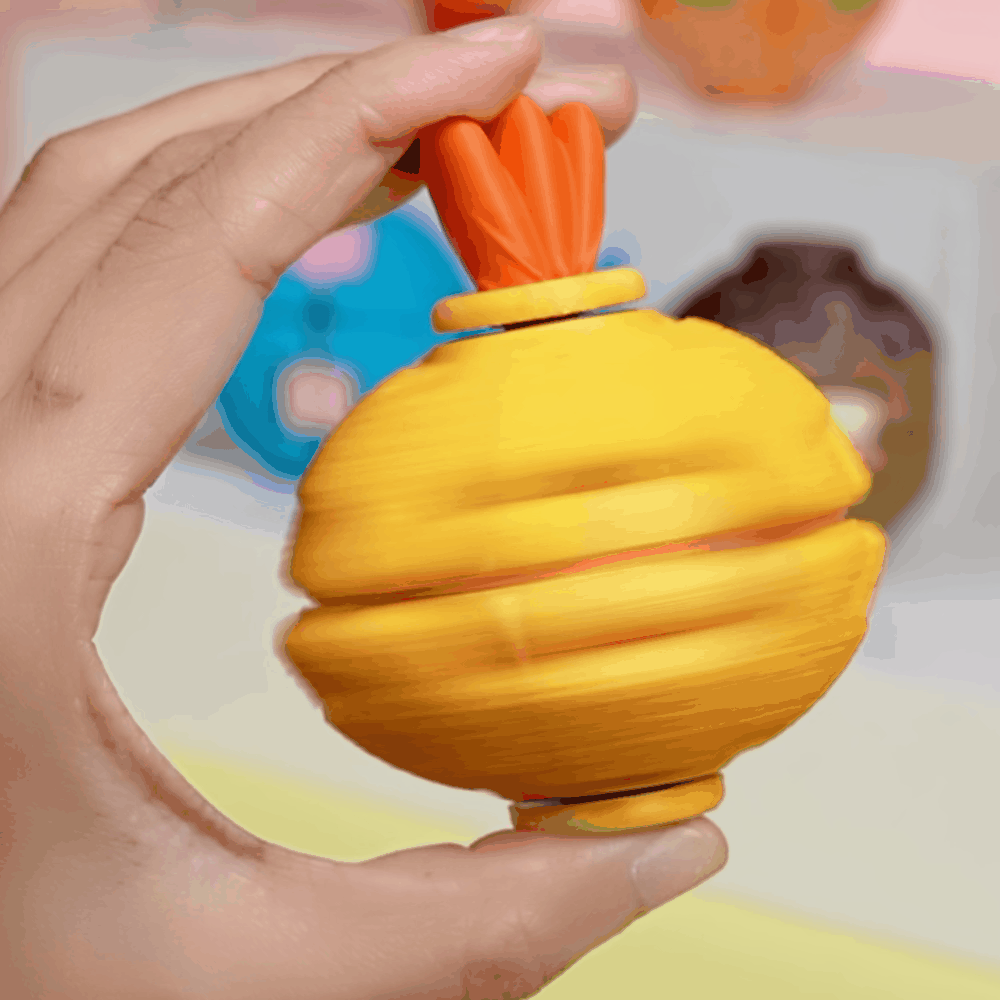 [Foodie Series] HelixCore Press-to-Spin Squishy Ball