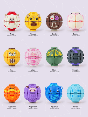 [Zodiac Series] HelixCore Press-to-Spin Squishy Ball