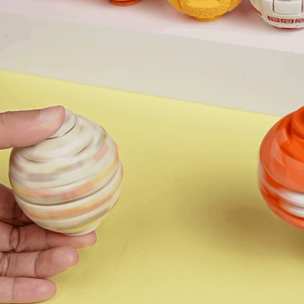 [Foodie Series] HelixCore Press-to-Spin Squishy Ball